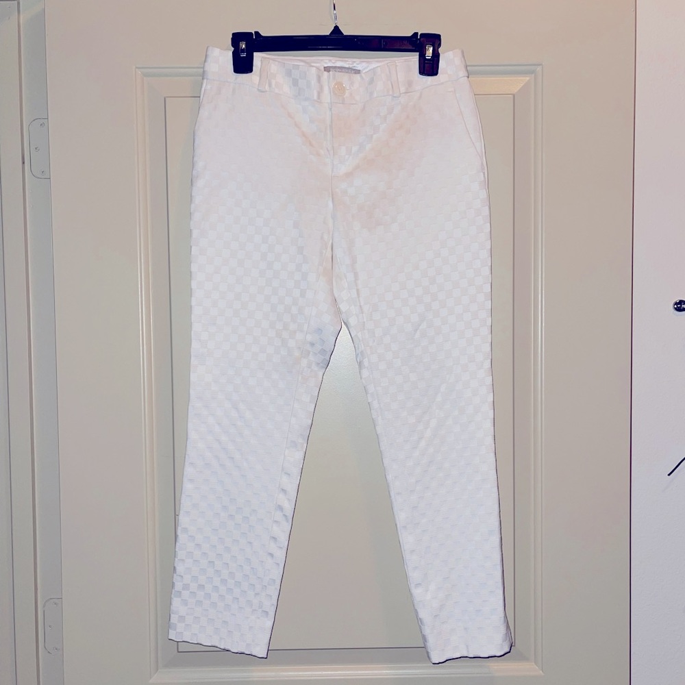Banana republic white Hampton fit pants